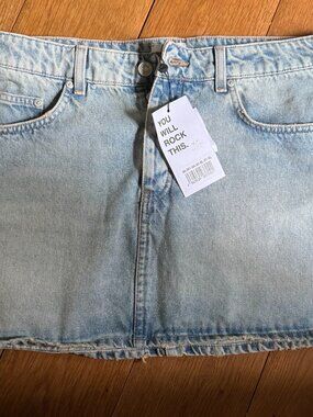MIKUTA XL Jean skirt NWT